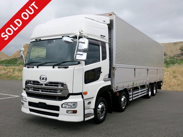 2016 UD Trucks Quon Large aluminum wing 4-axle low floor high roof aluminum wheels 