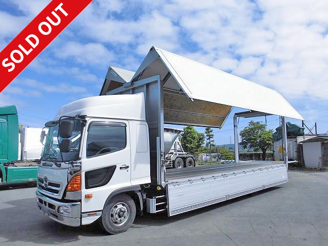 2012 Hino Ranger, increased capacity aluminum wing, combination gate included! 7200 wide, high roof, rear air suspension