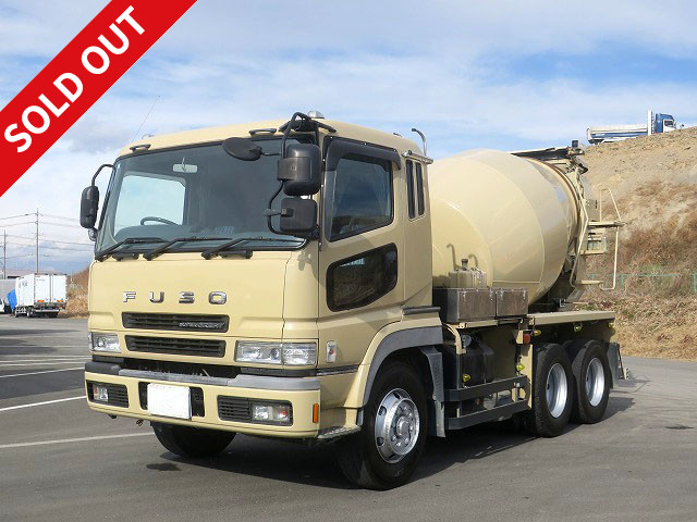 2006 Mitsubishi Fuso Super Great Large Concrete Mixer Truck Shinmaywa Manufacture Drum Capacity 8.7m3 Electric Hopper Cover ★MOT included! Actual mileage approx. 270,000km★