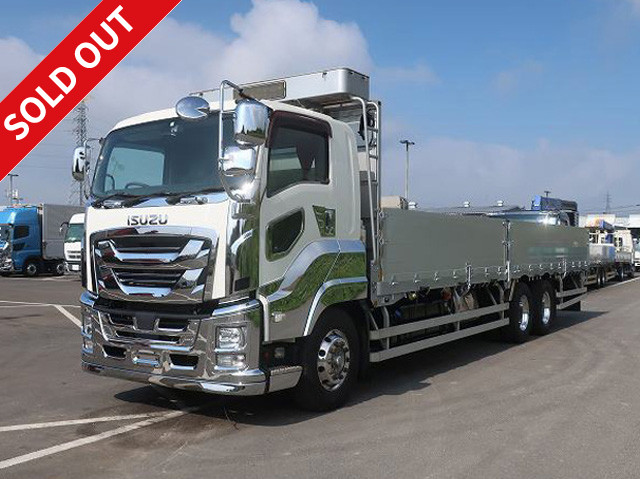 2016 Isuzu Giga Large Flatbed Aluminum Block High Floor 3 Axles Aluminum Wheels