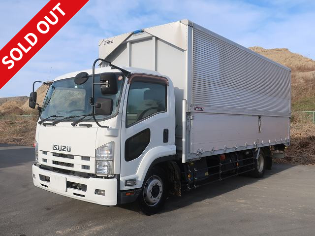 2011 Isuzu Forward with aluminum wing, 6200 Wide, 7.2 ton payload, rear air suspension, 240 horsepower. Valid until December 2016.