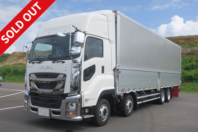 [Unused] Reiwa 6 model Isuzu Giga Large aluminum wing 4-axle low floor high roof retarder snow melting specification