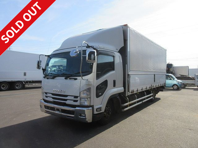 2016 Isuzu Forward, Medium-Sized Aluminum Wing, 6200 Wide, Combination Gate, Rear Air Suspension 