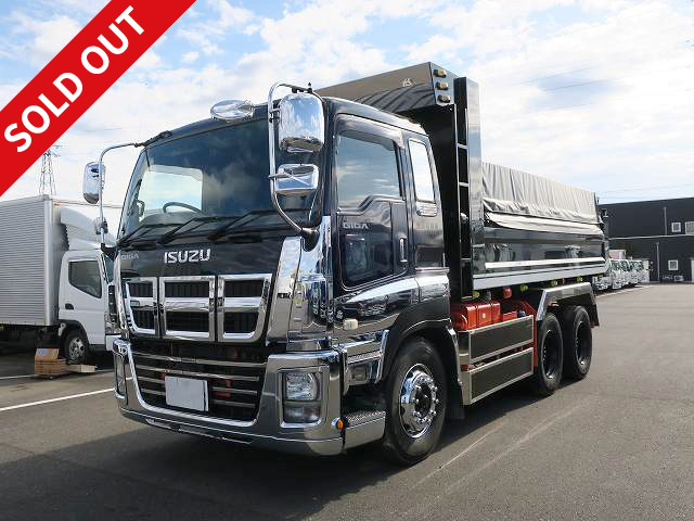 2014 Isuzu Giga Heavy-Dump Truck, ShinMaywa 5300 Body, 230cm Wide, Electric Cobo Lane, 2 Differentials, 380 HP, Approximately 350,000 km on the Meter