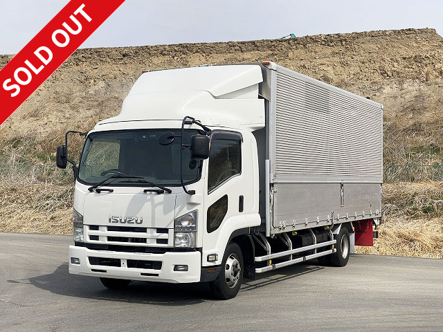 2008 Isuzu Forward, medium-sized aluminum wing, 6200 standard, rear air suspension, 170,000km on meter