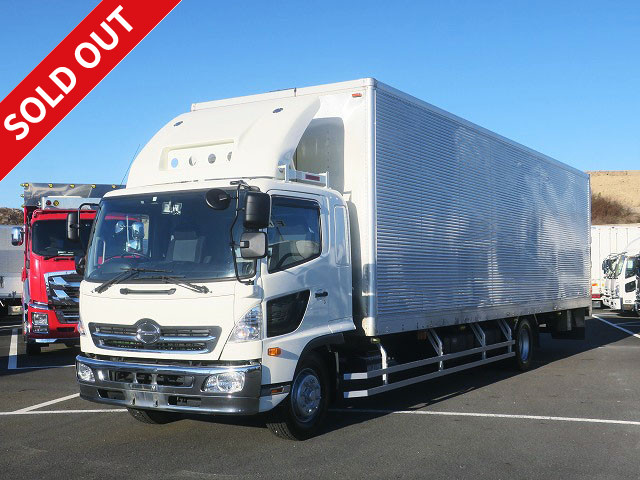 2016 Hino Ranger Heavy Duty Aluminum Van 9600 Wide Ghost Van 5.9t Loading Capacity Rear Air Suspension Retarder Air Jolder 4 Row 260HP 