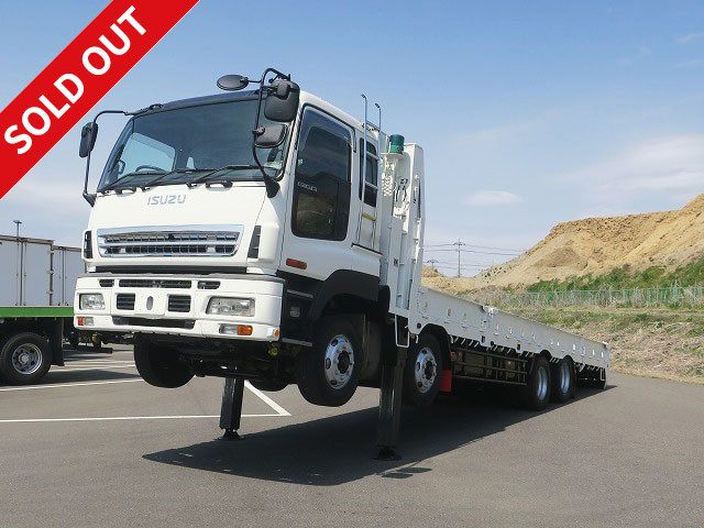2006 Isuzu Giga Large Self-loader 4-axle low bed High jack Winch Rear wheel air suspension