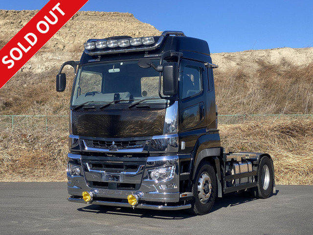 2019 Mitsubishi Fuso Super Great Tractor Head, 5th wheel load 11.5t, high roof, 460 horsepower, *Approximately 500,000km on the meter*