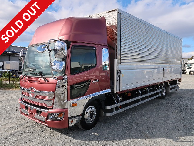 2018 Hino Ranger, medium-sized aluminum wing, 7200 wide, rear air suspension, high roof, 240 horsepower, aluminum wheels