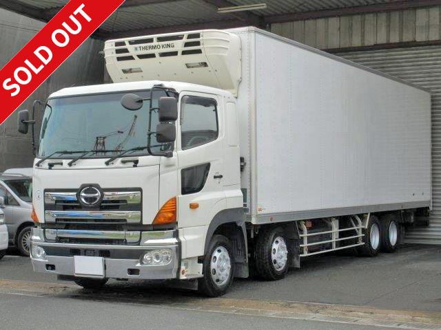 2010 model! Hino Profia refrigerated van with lift-up gear★-25 degree setting (with standby)★4-axle low floor