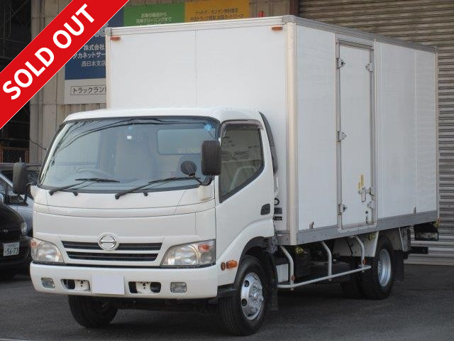 2011 Hino Dutro low-floor aluminum van with lift-up PG! With left side door (single-opening)
