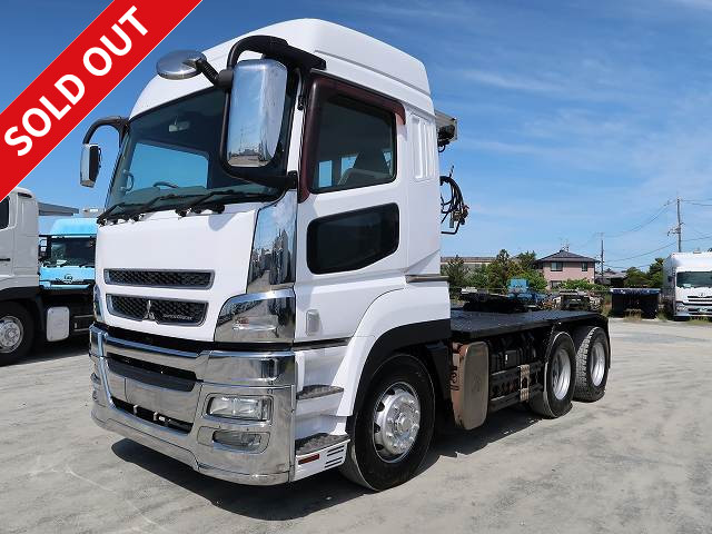 2013 Mitsubishi Fuso Super Great Tractor Head, 5th wheel load 20t, 2 differentials, 520 horsepower, high roof, *Actual mileage on meter: approx. 430,000km*