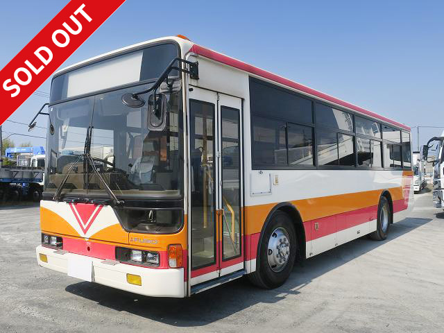 2003 Mitsubishi Fuso Aero Star large bus, 60-seat capacity, 10-row seating, 250,000km actual mileage, vehicle inspection valid until March 2015