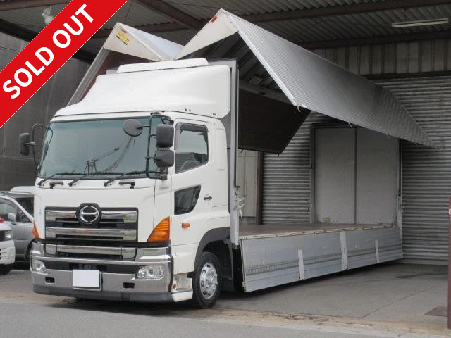 2010 model! Hino Profia 4-axle low-floor aluminum wing