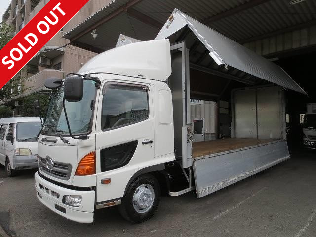 2004 model! Hino Ranger with aluminum wing storage PG! Air suspension vehicle