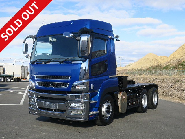 2017 Mitsubishi Fuso Super Great Tractor Head, 5th wheel load 16t, 460 horsepower, high roof ★ Actual mileage on the meter: approx. 430,000km! ★
