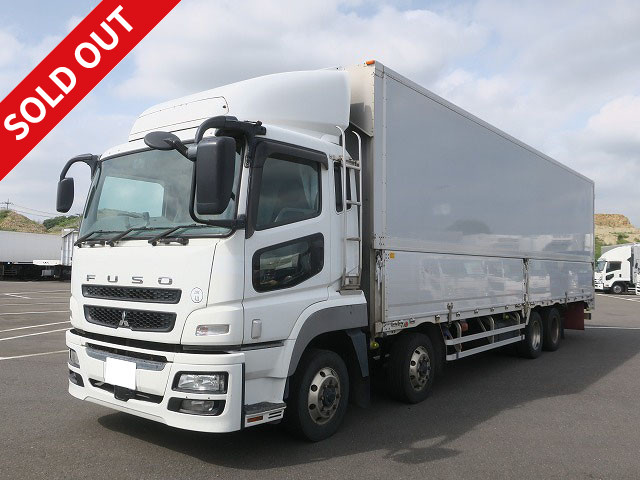 2010 Mitsubishi Fuso Super Great, large aluminum wing, 4-axle low floor, aluminum wheels