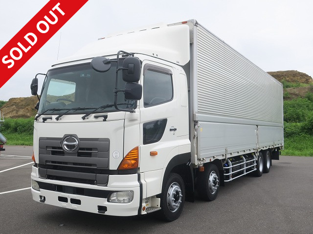 2015 Hino Profia Large aluminum wing 4-axle low-floor retarder 