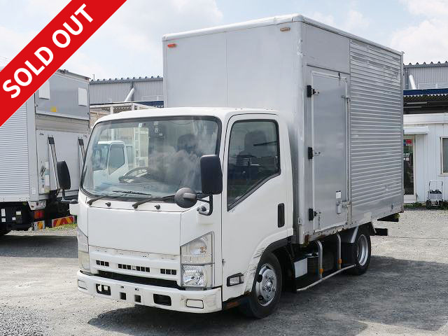2007 Isuzu Elf 2t Aluminum Van Standard Short Bed Height 229cm Left Side Door 2 Pedals 2-stage Lashing Rail 150 Horsepower [Semi-medium-sized (5t only) license compatible *Old regular license OK] ★Vehicle inspection valid until October 2014★