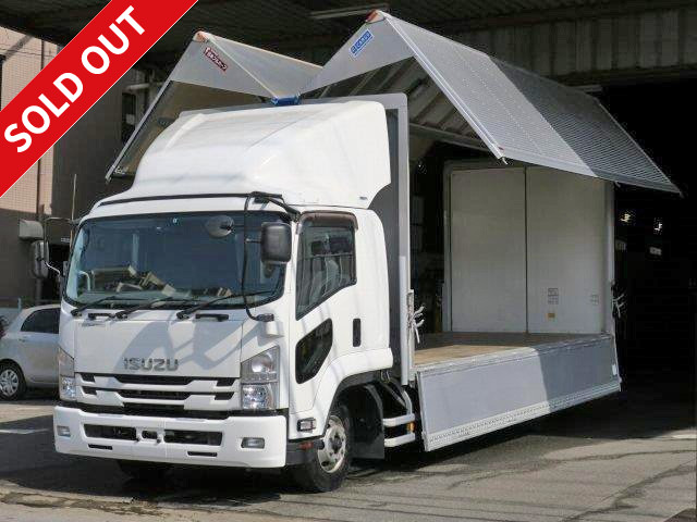 2015 Isuzu Forward Aluminum Wing 6200 Wide Body with Air Deflection Plate