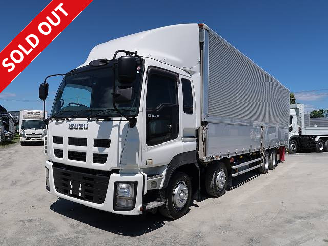 2014 Isuzu Giga Large aluminum wing 4-axle low floor ★Approximately 720,000km on the meter★