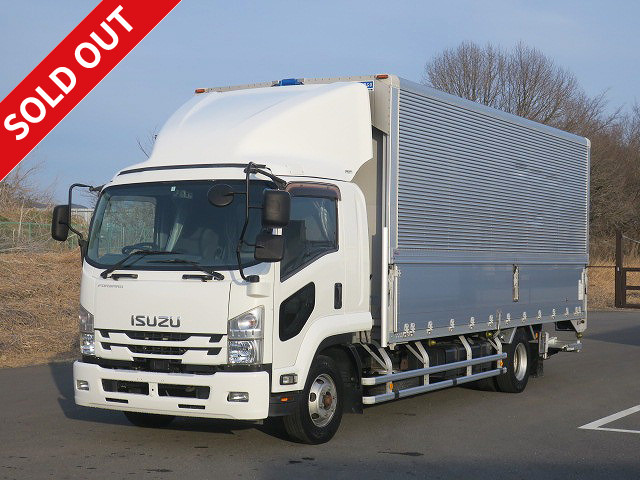 2017 Isuzu Forward Medium-sized aluminum wing 6200 standard Retractable PG Rear air suspension