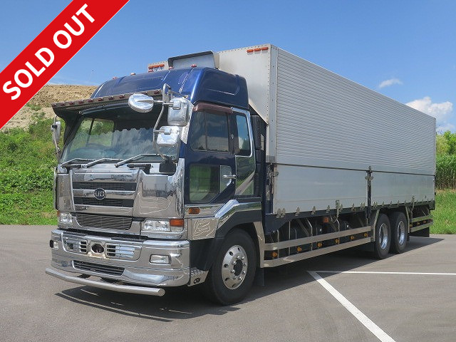 [Lease vehicle] 2005 UD Trucks Quon, large aluminum wing, high-floor 3-axle, high roof, retarder, aluminum wheels