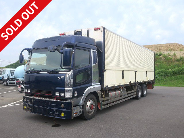 [Lease-only vehicle] 2006 Mitsubishi Fuso Super Great with large aluminum wing, high floor, 3 axles, and retarder 