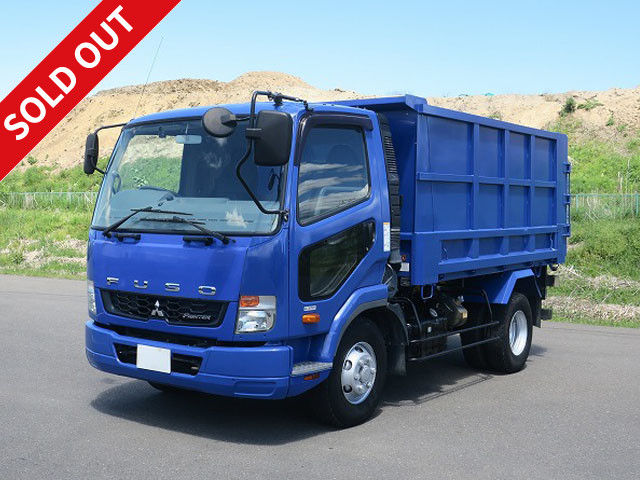 2017 Mitsubishi Fuso Medium-Deep Dump Truck, No Soil, ShinMaywa Manufactured ★Approximately 80,000km on the meter/MOT valid until March 2025★
