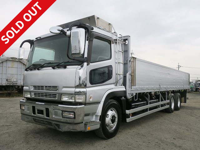 2006 Mitsubishi Fuso Super Great Large flatbed aluminum block 3-way opening High floor 3-axle * Actual mileage on meter: approx. 280,000 km! *
