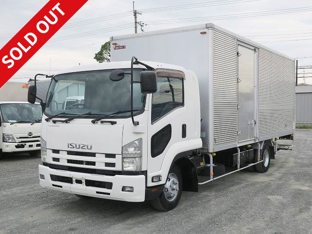 2012 Isuzu Forward Medium Aluminum Van 6200 Wide Left Side Door with Storage PG 
