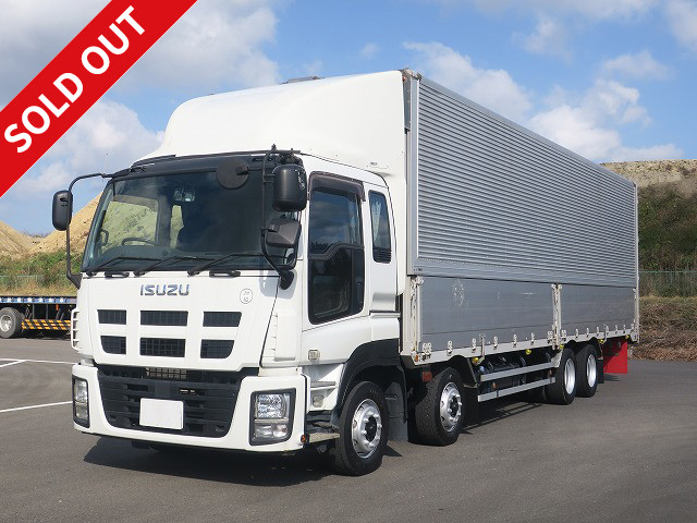 2012 Isuzu Giga Large aluminum wing 4-axle low floor