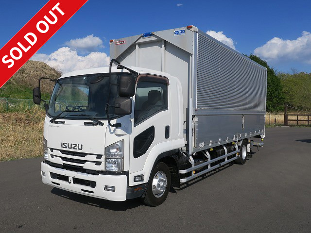 2015 Isuzu Forward, medium-sized aluminum wing, 6200 semi-wide, inner width 222cm, retractable PG, rear air suspension, 240 horsepower *Actual mileage on the meter: approx. 250,000km! *