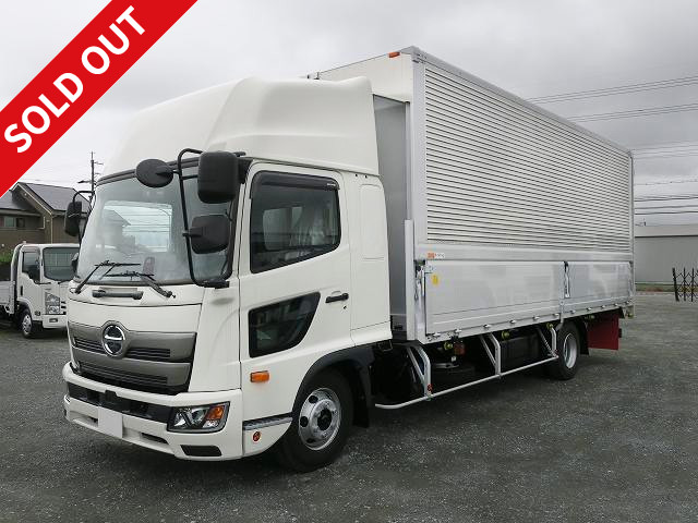 Reiwa 4 model Hino Ranger Medium-sized aluminum wing 6200 wide Rear air suspension High roof 240 horsepower 
