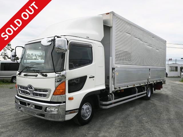 2010 Hino Ranger, medium-sized aluminum wing, 6200 wide, rear air suspension ★ Actual mileage on the meter: approx. 270,000 km! ★