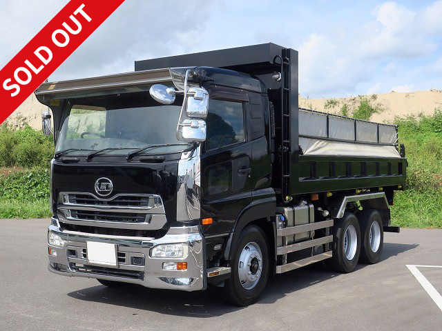 2010 UD Trucks Quon Large Dump Truck Shinmaywa 5300 Body 2 Differential Electric Cobo Lane ★Inspection valid until August 2014★