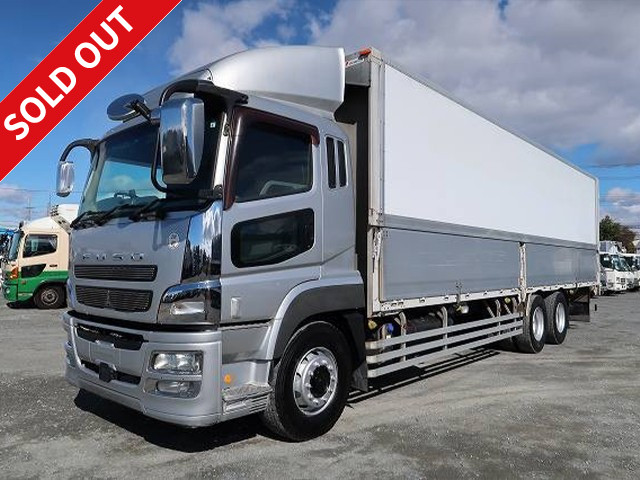 2012 Mitsubishi Fuso Super Great, large aluminum wing, high floor, 3 axles, rear air suspension