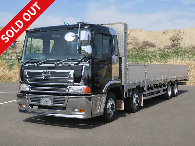 2003 Hino Profia Large flatbed aluminum block 5-way opening 4-axle low floor retarder *Actual mileage on meter: approx. 480,000 km! *