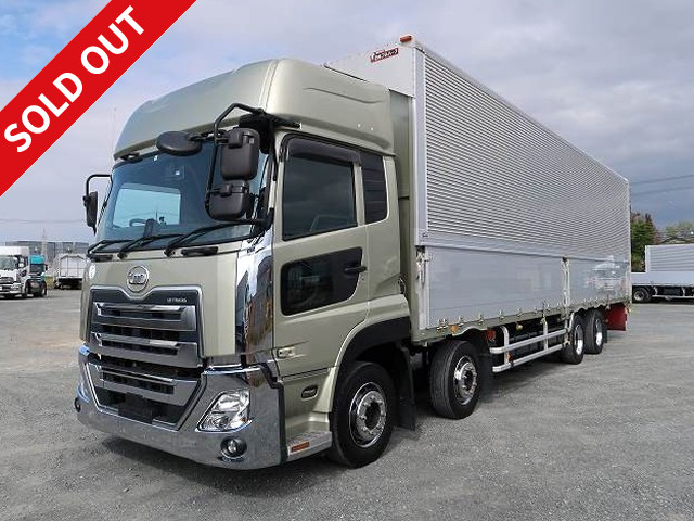 2018 UD Trucks Quon Large aluminum wing 4-axle low floor high roof 390 horsepower *Approximately 300,000 km on the meter*