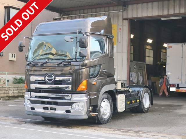 2006 Hino Profia Tractor Head 5th Wheel Load 11.4t 410 Horsepower Rear Air Suspension High Roof