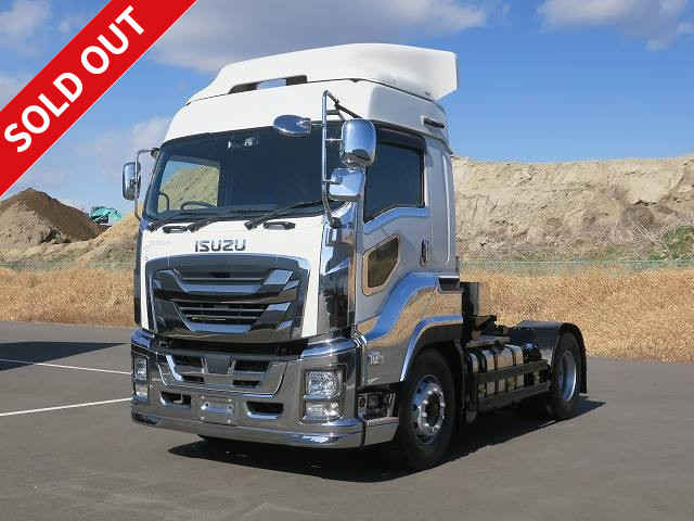 2017 Isuzu Giga Tractor Head, 5th wheel load 11.1t, 460 horsepower, high roof ★ Actual mileage on the meter: approx. 330,000km! ★