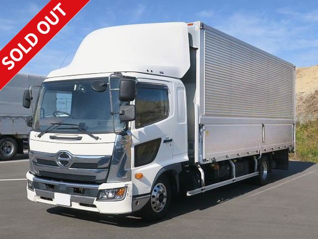 Reiwa 1 model Hino Ranger Medium-sized aluminum wing 6200 wide Rear air suspension 240 horsepower Aluminum wheels ★Vehicle inspection valid until August 2023★