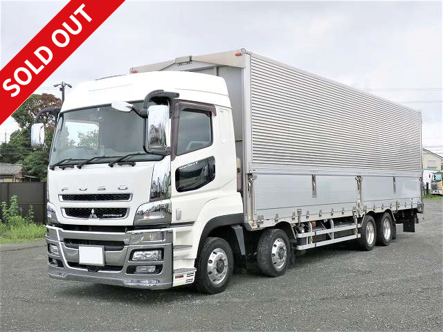 2016 Mitsubishi Fuso Super Great, large aluminum wing, 4-axle low floor, rear air suspension, high roof, aluminum wheels. *MOT valid until December 2012/Snow melting agent specification vehicle*