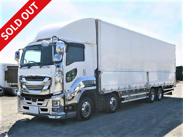 2018 Isuzu Giga Large aluminum wing 4-axle low floor Rear air suspension Retarder Aluminum wheels *Snow melting agent resistant specification/MOT valid until April 2013*
