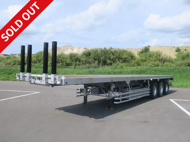 2006 model, Nippon Furuhafu, 3-axle, chopping board semi-trailer, single pull, ABS compatible, 4 stanchions, 11 pairs of internal hooks *Inspection valid until September 2022*