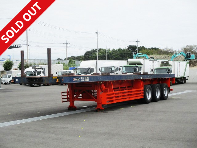 1997 Tokyu 3-axle cutting board semi-trailer, maximum load 26.8 tons, with ABS, 26 stanchion holes 
