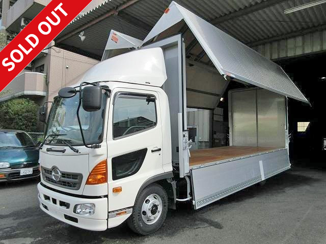 Vehicle inspection included, 2014 model! Hino Ranger aluminum wing ★ 6200 semi-wide