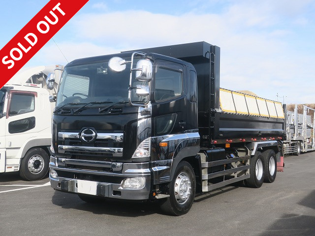 2013 Hino Profia 22t long dump truck with 2 differentials
