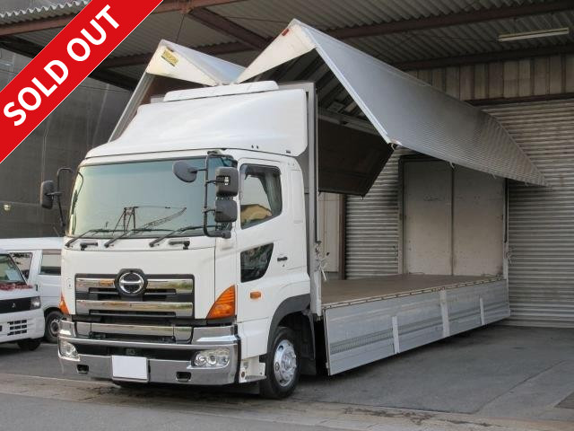 2010 model! Hino Profia 4-axle low-floor aluminum wing