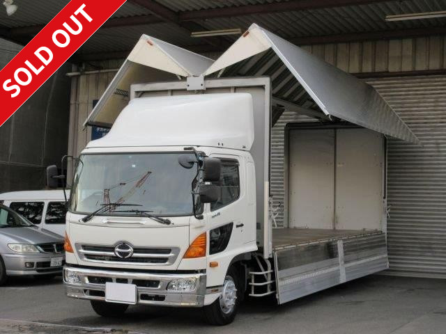 2011 model! [Extra-ton] Hino Ranger aluminum wing ★ Vehicle inspection valid until February 2016